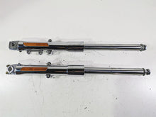 Load image into Gallery viewer, 2005 Harley Softail FLSTFSE CVO Fat Boy Straight Chrome Front Fork Set 46310-05