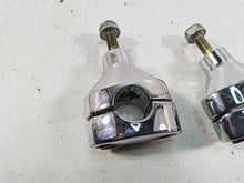 Load image into Gallery viewer, 1997 Kawasaki VN1500 Vulcan Handlebar Risers Chrome Mounts 46012-1272