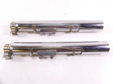 Load image into Gallery viewer, 2009 Harley FXCW Softail Rocker Vance Hines Slip On Exhaust Muffler Set 16831 | Mototech271