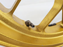 Load image into Gallery viewer, 2008 Aprilia RSVR 1000 Factory Front Wheel Rim 17x3.5 Gold Evo Forged 853375