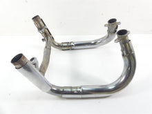 Load image into Gallery viewer, 2002 Triumph Bonneville America Exhaust Pipe Header Set T2208487 T2208488