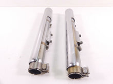 Load image into Gallery viewer, 2009 Harley FXCW Softail Rocker Vance Hines Slip On Exhaust Muffler Set 16831 | Mototech271