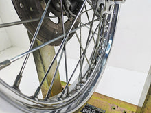 Load image into Gallery viewer, 2000 Harley FXSTS Softail Springer Chrome Spoke Front Wheel 21x2.15 43662-80B