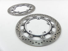 Load image into Gallery viewer, 2015 Triumph 1050 Speed Triple R Front Brake Rotor Disc Set 320Mm T2028202