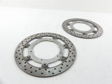 Load image into Gallery viewer, 2007 Yamaha XVS1300 V-Star Front Brake Rotor Disc Set 3D8-2581T-00-00 | Mototech271