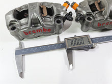 Load image into Gallery viewer, 2018 Aprilia RSV4 RR Front Brake Caliper 100mm Brembo M50 2B001348 2B001349