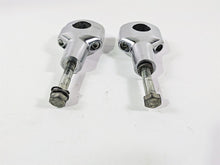 Load image into Gallery viewer, 2008 Harley FXCWC Softail Rocker Oem Chrome Fat Bar 3.6" Riser Set 56916-07