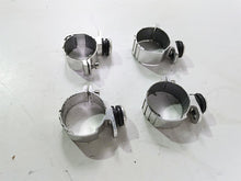 Load image into Gallery viewer, 2017 Harley Dyna FXDB Street Bob Windshield Wind Shield Screen Clamps Mount Set | Mototech271