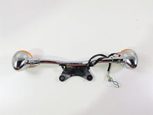Load image into Gallery viewer, 2008 Kawasaki VN1600 Vulcan Nomad Front Blinker & Mount Bracket Set 23051-0001