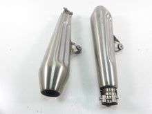 Load image into Gallery viewer, 2017 Triumph Thruxton 1200R Exhaust Pipe Muffler Silencer Set T2203872 T2203878