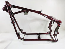 Load image into Gallery viewer, 2008 Harley FXCWC Softail Rocker Frame Chassis + Swingarm Red Pearl With Salvage Texas Title 47167-08COZ