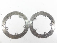 Load image into Gallery viewer, 2003 BMW R1150 GS R21 Front Brake Disc Rotor Set 34112314893 34112314894