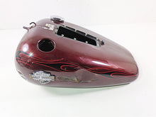 Load image into Gallery viewer, 2008 Harley FXCWC Softail Rocker Fuel Gas Petrol Tank Crimson Red -Dent 62105-08
