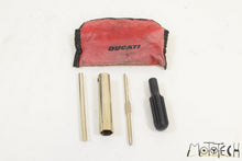 Load image into Gallery viewer, 2000 Ducati Monster 750 M750 OEM Tool Kit Bag Set 69720061B