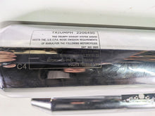 Load image into Gallery viewer, 2013 Triumph Bonneville Stock Exhaust Pipe Muffler Set T2206490 T2206485