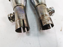 Load image into Gallery viewer, 2006 Harley Softail FXSTSI Springer Screamin Eagle 2 II Slash Cut Slip On Mufflers & Baffles