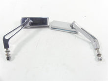 Load image into Gallery viewer, 1999 Harley FXSTS Softail Springer Chrome Rectangle Rear View Mirror Billet Set
