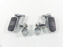 Load image into Gallery viewer, 2012 Harley Touring FLHX Street Glide Adjustable Chrome Highway Foot Peg Set | Mototech271