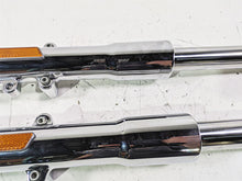 Load image into Gallery viewer, 2005 Harley Softail FLSTFSE CVO Fat Boy Straight Chrome Front Fork Set 46310-05