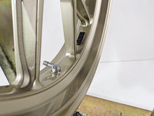 Load image into Gallery viewer, 2009 Ducati Monster 1100 S Front Wheel Rim Marchesini Gold 17x3.5 50121301AG | Mototech271