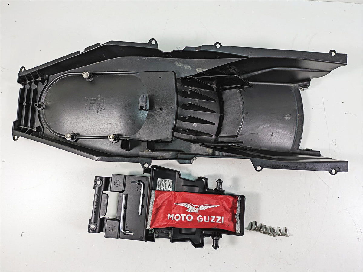 2020 Moto Guzzi V85 TT Adventure Rear Inner Fender & Storage Box Set  2B005442