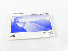 Load image into Gallery viewer, 2002 Honda VTX1800 C Owners Manuel Book 31000-MCH-640 | Mototech271