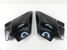 Load image into Gallery viewer, 2012 Harley Touring FLHX Street Glide Black Side Cover Set 66048-09 66250-09