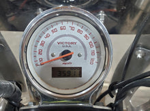 Load image into Gallery viewer, 2004 Victory Kingpin Speedometer Gauge Instrument & Mount 35k 3280405 5246295