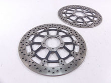 Load image into Gallery viewer, 2015 Ducati Diavel Dark Front Brembo Brake Disc Rotor Set 49241011A