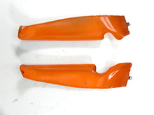 Load image into Gallery viewer, 2005 Harley VRSCSE CVO V-Rod Radiator Side Covers Electric Orange 66172-05