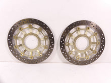 Load image into Gallery viewer, 2012 Honda CBR600RR Front Brake Rotor Disc Set 45120-MFJ-661 45220-MFJ-661