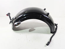 Load image into Gallery viewer, 2009 Harley FXCWC Softail Rocker Rear Fender Vivid Black - Read 60132-08A | Mototech271