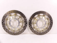 Load image into Gallery viewer, 2012 Honda CBR600RR Front Brake Rotor Disc Set 45120-MFJ-661 45220-MFJ-661