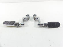 Load image into Gallery viewer, 2012 Harley Touring FLHX Street Glide Adjustable Chrome Highway Foot Peg Set | Mototech271
