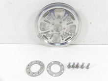 Load image into Gallery viewer, 1999 Harley FXSTS Softail Springer Rear Chrome Cross Drive Pulley 65T 1 1/8" | Mototech271