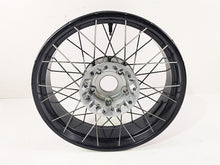 Load image into Gallery viewer, 2010 BMW R1200GS K25 Rear Wheel Rim 17x4 Spoke Black Straight 36318553004