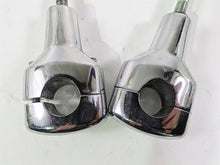 Load image into Gallery viewer, 2008 Harley FXCWC Softail Rocker Oem Chrome Fat Bar 3.6" Riser Set 56916-07