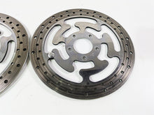 Load image into Gallery viewer, 2016 Harley Touring FLHR Road King Front Brake Disc Rotor Set 41808-08