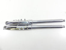 Load image into Gallery viewer, 2008 Harley FXCWC Softail Rocker C Chrome 49mm Front Fork Legs 46950-08 46953-08