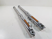 Load image into Gallery viewer, 2009 Harley Dyna FXDFSE CVO Fat Bob Showa Dual Disc Front Fork Leg Set 48780-09