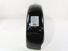 Load image into Gallery viewer, 2002 Indian Spirit Deluxe Rear Fender Black Silver - Bent 89-301
