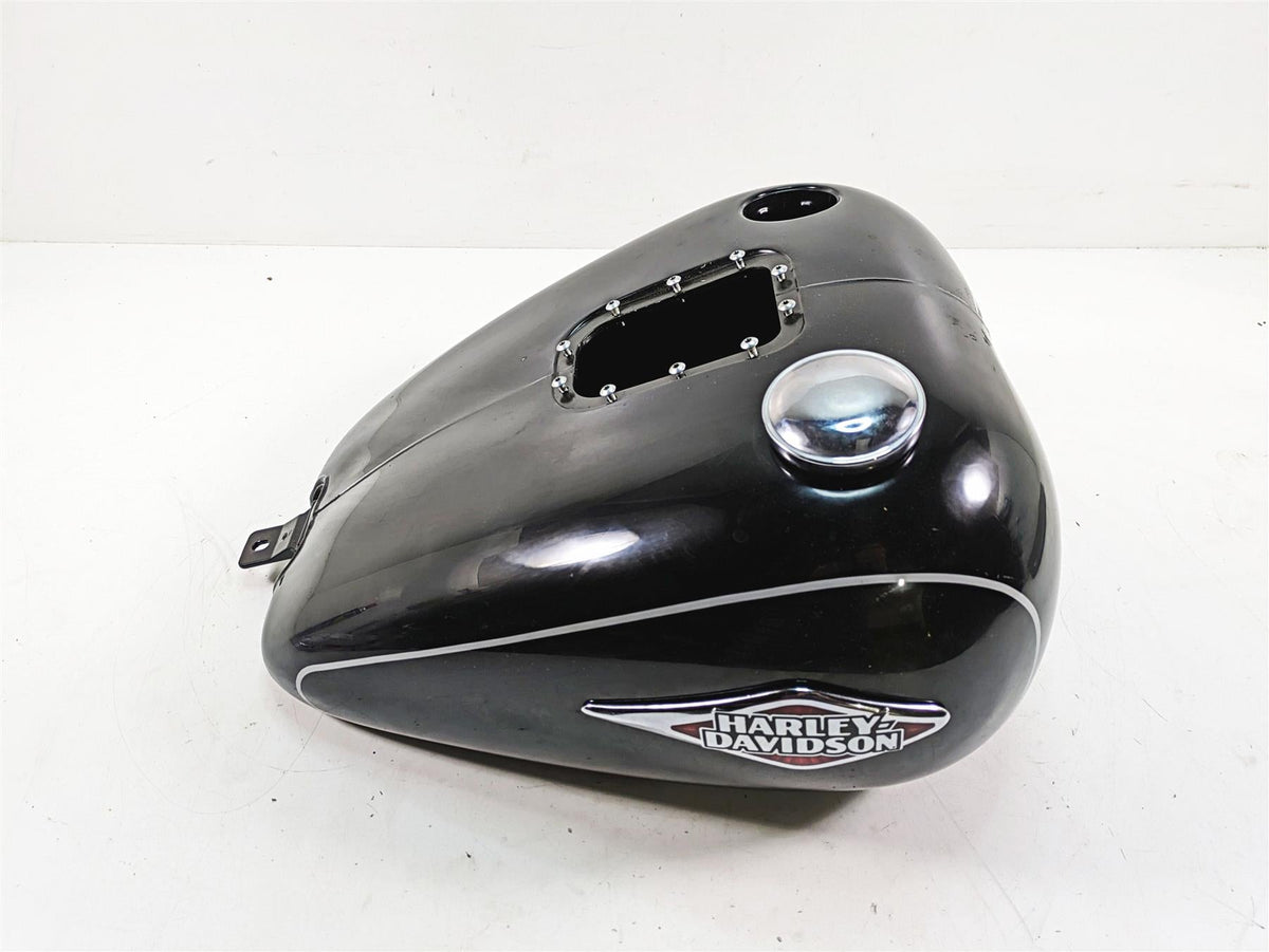 2013 Harley Softail FLSTC Heritage Classic Fuel Gas Tank Vivid Black 2013-harley-softail-flstc-heritage-classic-fuel-gas-tank-vivid-black