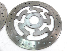 Load image into Gallery viewer, 2010 Harley Touring FLHRC Road King Front Brake Disc Rotor Set 41808-08 41809-08