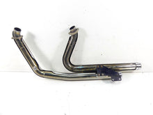 Load image into Gallery viewer, 2006 Harley Softail FXSTSI Springer Rinehart 2 in 2 Staggered Exhaust 300-0101