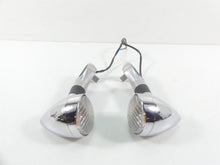 Load image into Gallery viewer, 2007 Honda VTX1800 T1 Front Chrome Blinker Turn Signal & Clamp Set 33400-MCV-R11 | Mototech271