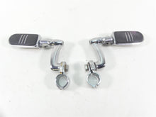 Load image into Gallery viewer, 2012 Harley Touring FLHX Street Glide Adjustable Chrome Highway Foot Peg Set | Mototech271
