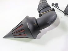 Load image into Gallery viewer, 2019 Suzuki M109R VZR1800 Boulevard Dual Spike Flat Black Red Filter AC-236-BK