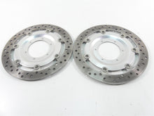Load image into Gallery viewer, 2002 Honda VTX1800 C Front Brake Rotor Disc Set 45120-MCH-003 45220-MCH-003