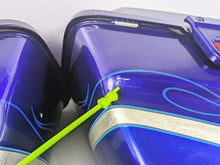 Load image into Gallery viewer, 2010 Harley Touring FLHXSE CVO Street Glide Saddlebag Set Candy Condor 92464-10