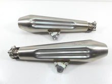 Load image into Gallery viewer, 2017 Triumph Thruxton 1200R Exhaust Pipe Muffler Silencer Set T2203872 T2203878